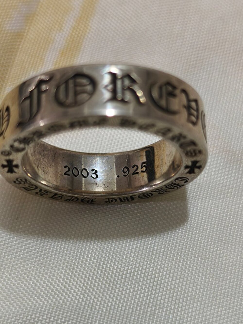 Chrome Hearts Classic Sterling Silver Ring - Picture 3 of 5